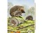 Hedgehogs Digital Cotton Print Fabric Panel | 100% Cotton | Sold By the Panel